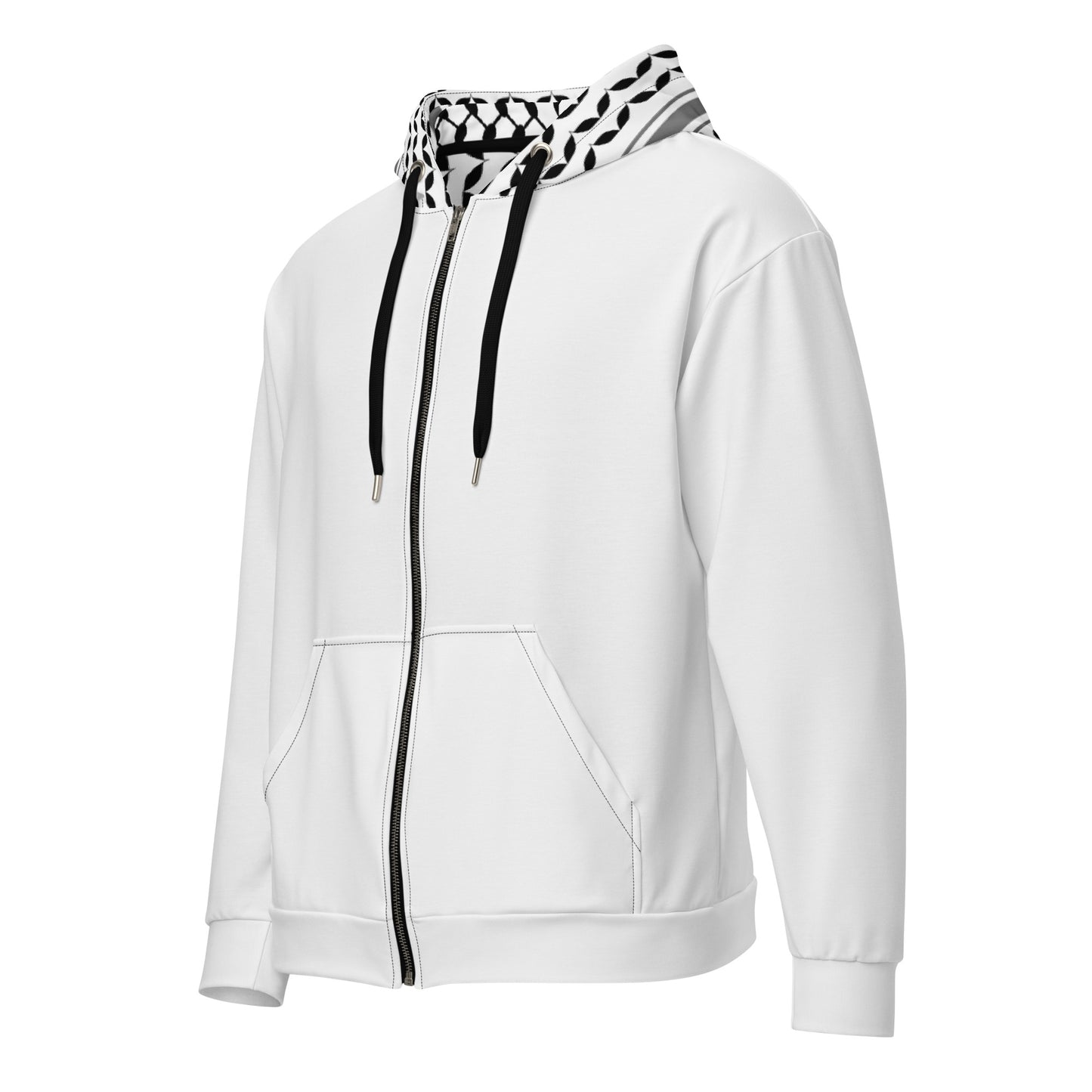 Free Palestine - Keffiyeh - Unisex zip hoodie