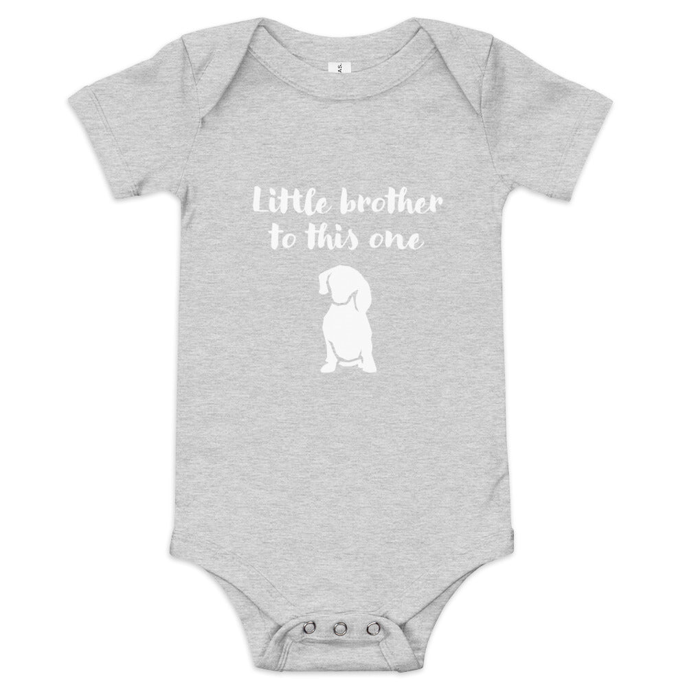 Little brother to this one - Baby short sleeve one piece