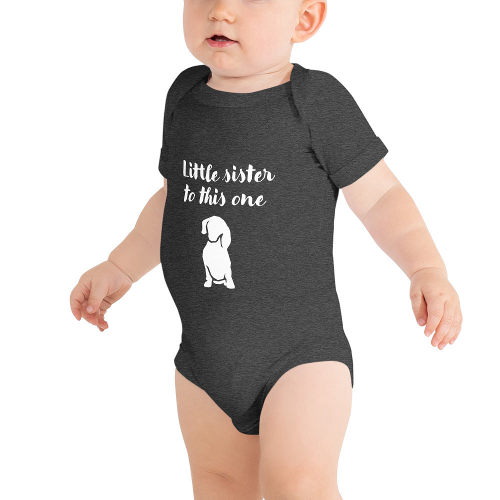 Little sister to this one - Baby short sleeve one piece