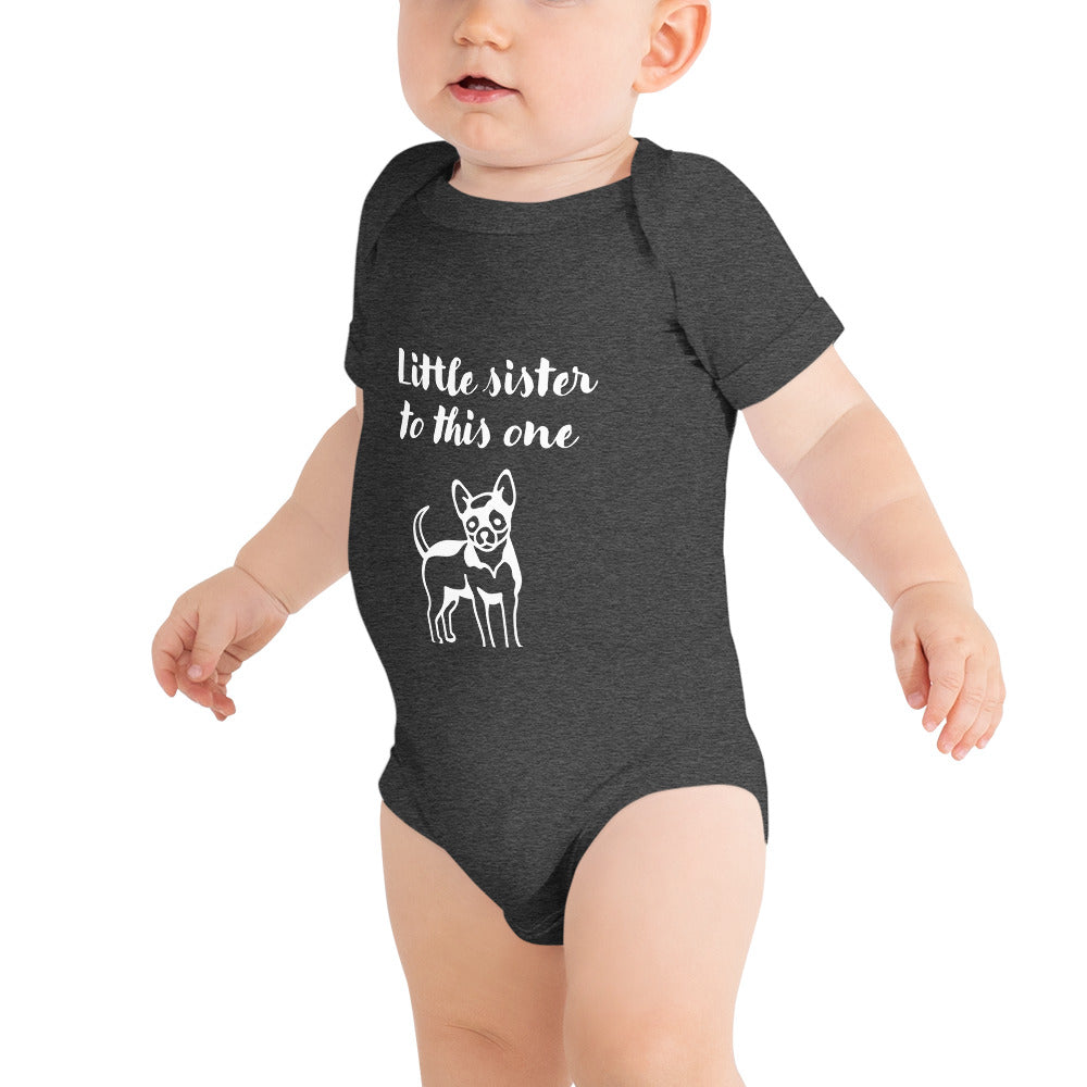 Little sister to this one - Baby short sleeve one piece