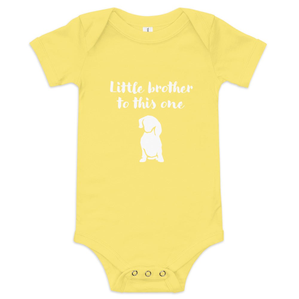 Little brother to this one - Baby short sleeve one piece