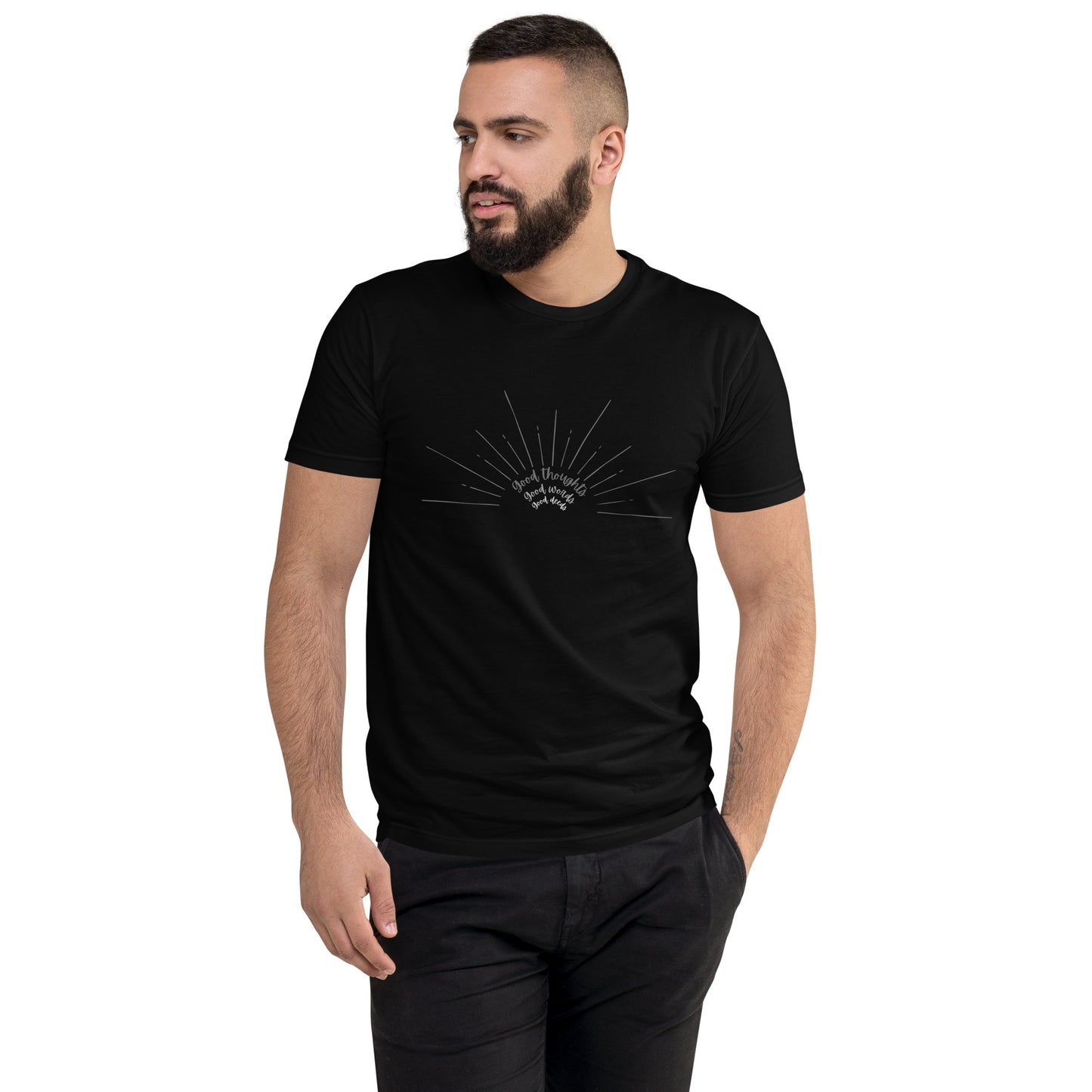 Good thought, Good words, Good deeds - Zoroastrian - Short Sleeve Muscle T-shirt