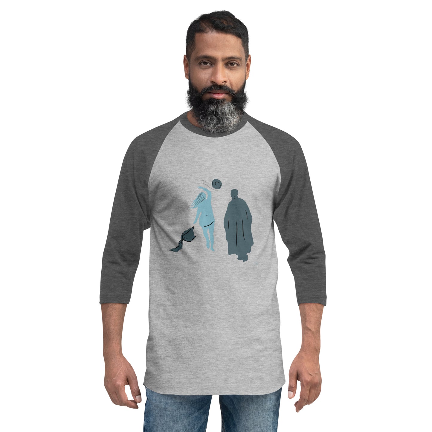 Woman Life Freedom, Zan Zendegi Azadi - 3/4 sleeve raglan shirt
