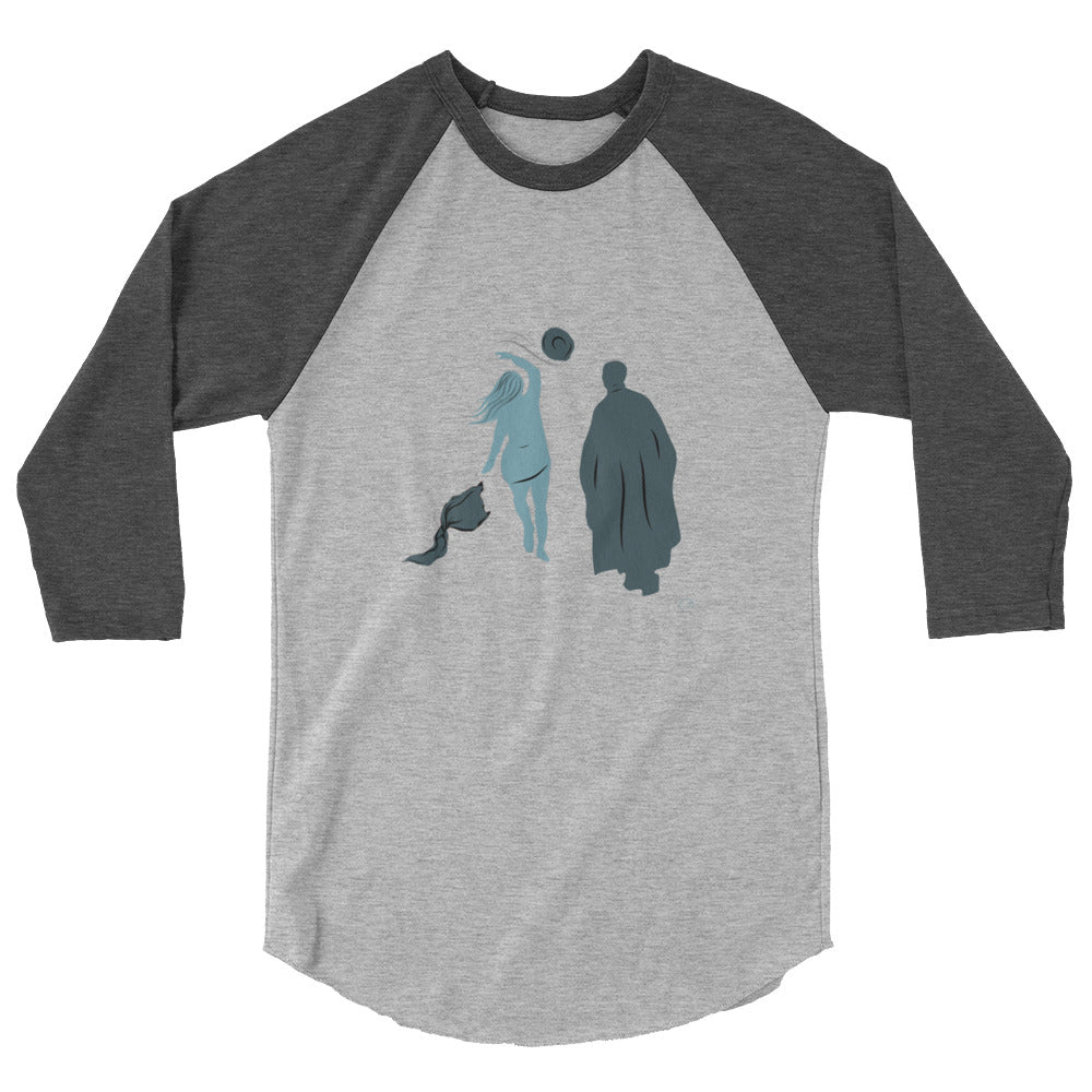 Woman Life Freedom, Zan Zendegi Azadi - 3/4 sleeve raglan shirt