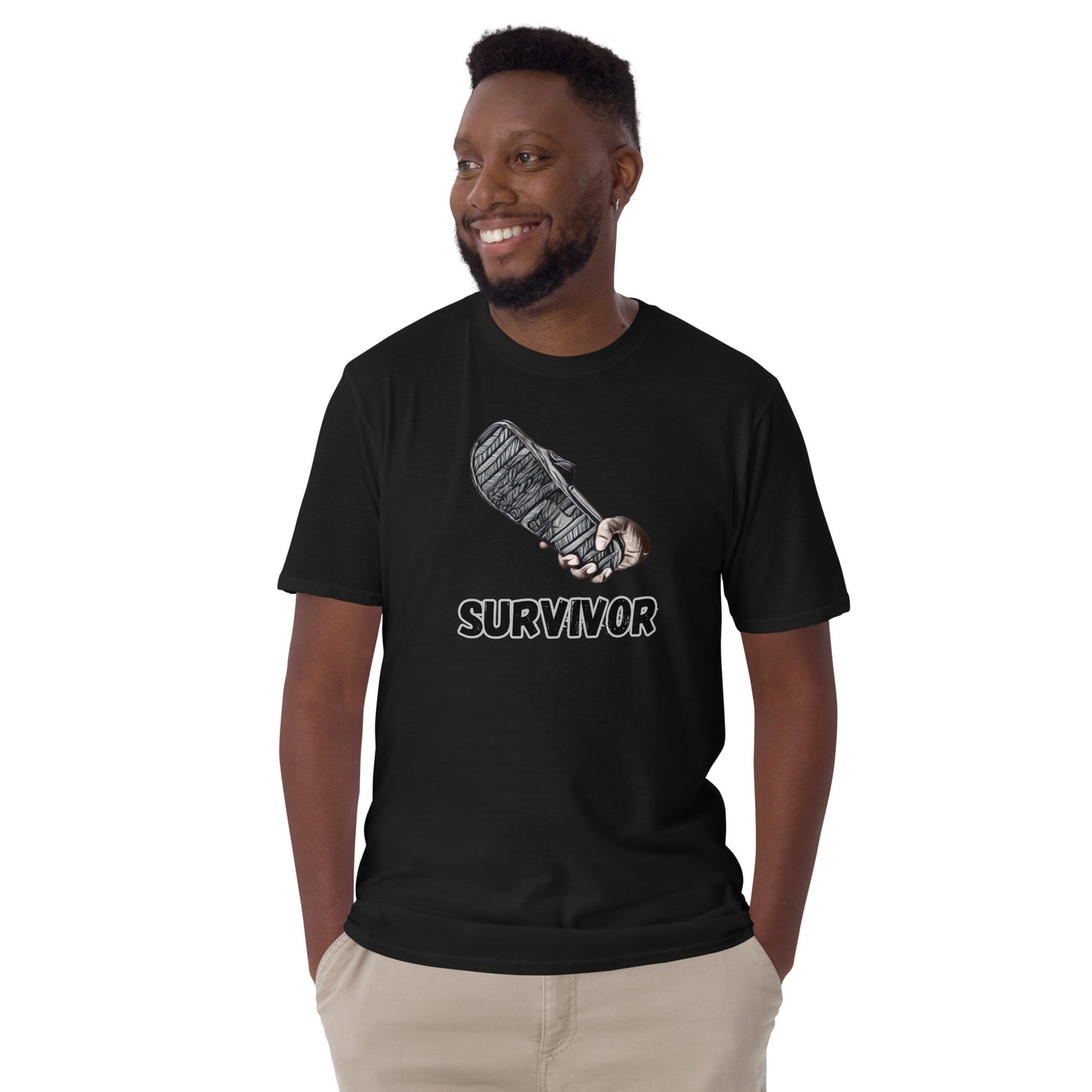 Slipper, Sandal beats Survivor - Short-Sleeve Unisex T-Shirt
