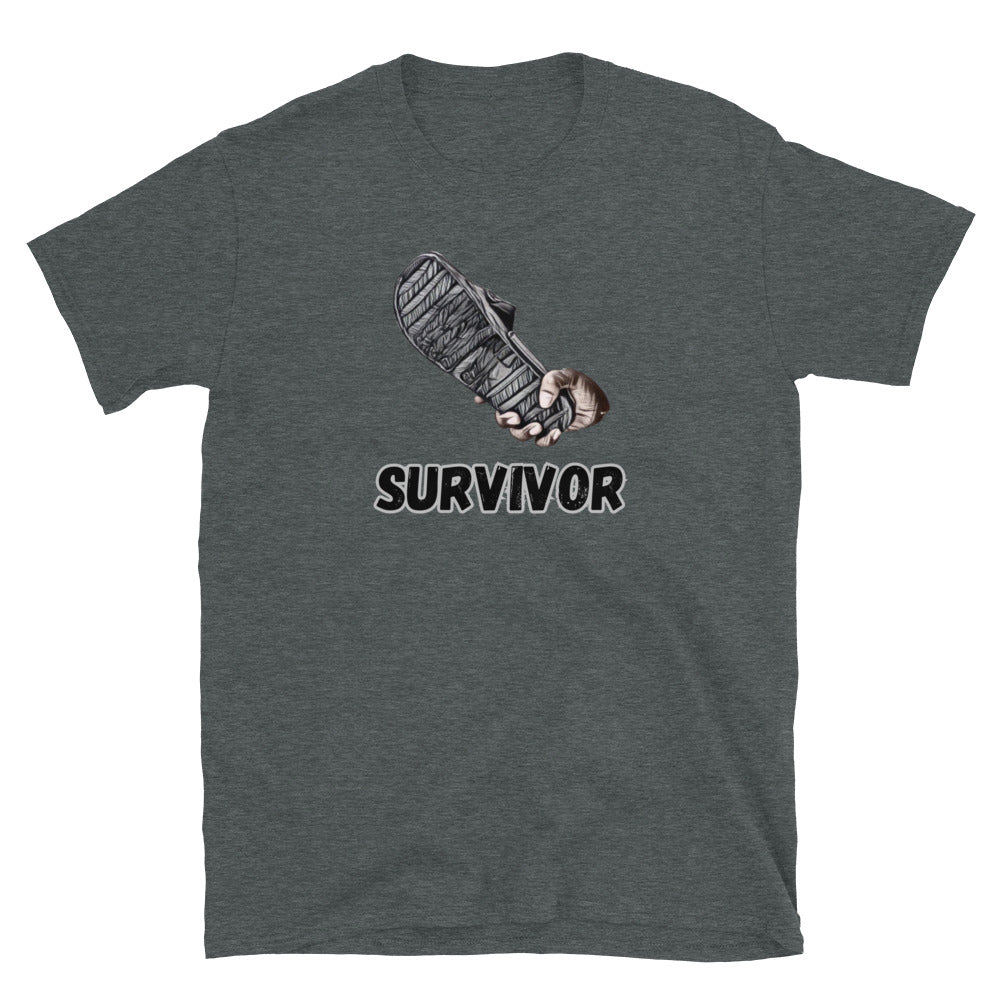 Slipper, Sandal beats Survivor - Short-Sleeve Unisex T-Shirt