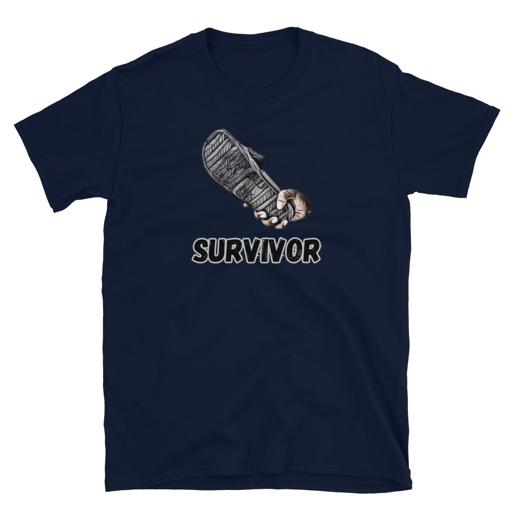 Slipper, Sandal beats Survivor - Short-Sleeve Unisex T-Shirt