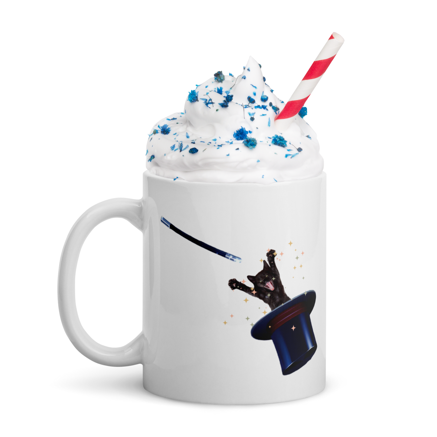 Kitty Magic, Vet med - White glossy mug