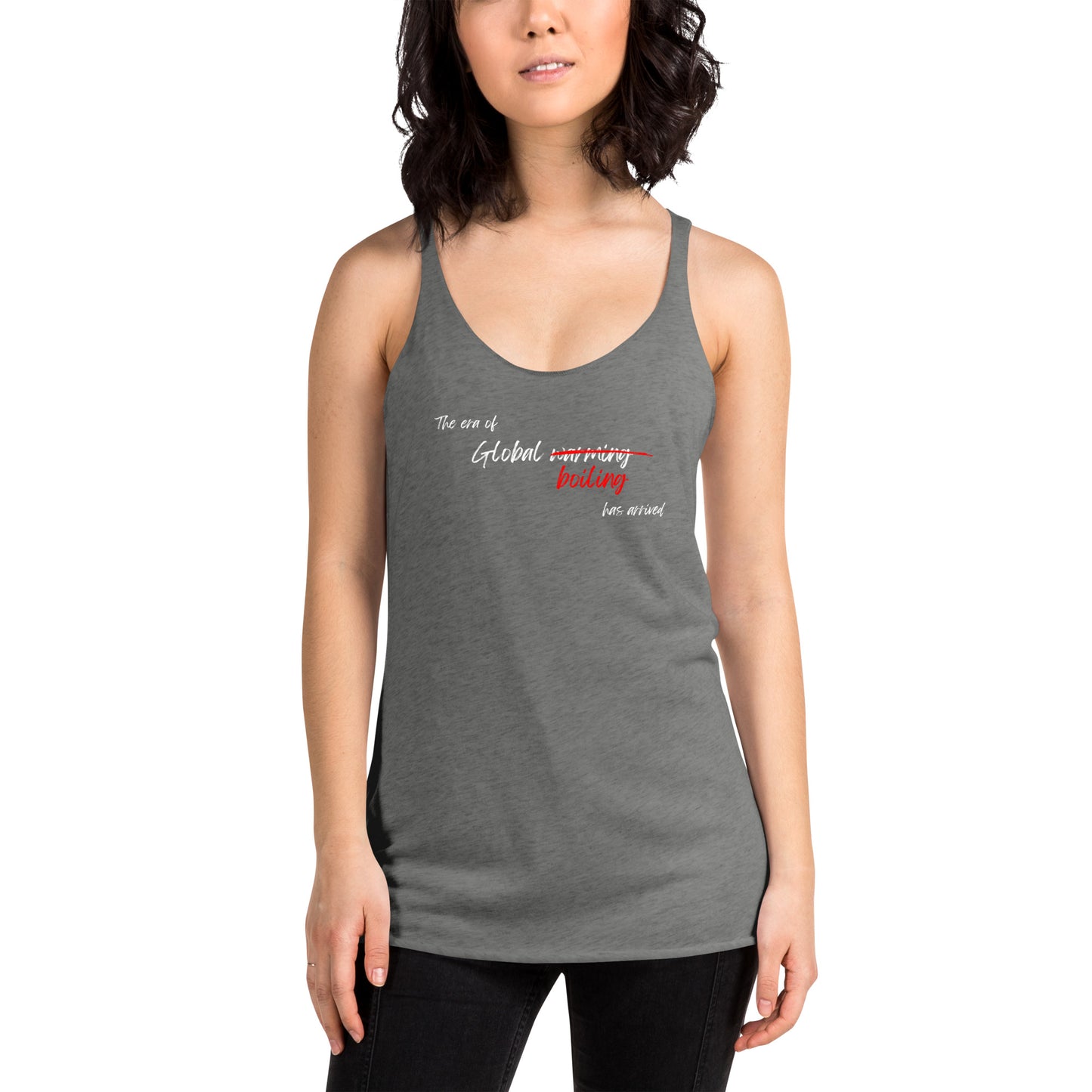Global Warming, Global Boiling - Women's Racerback Tank