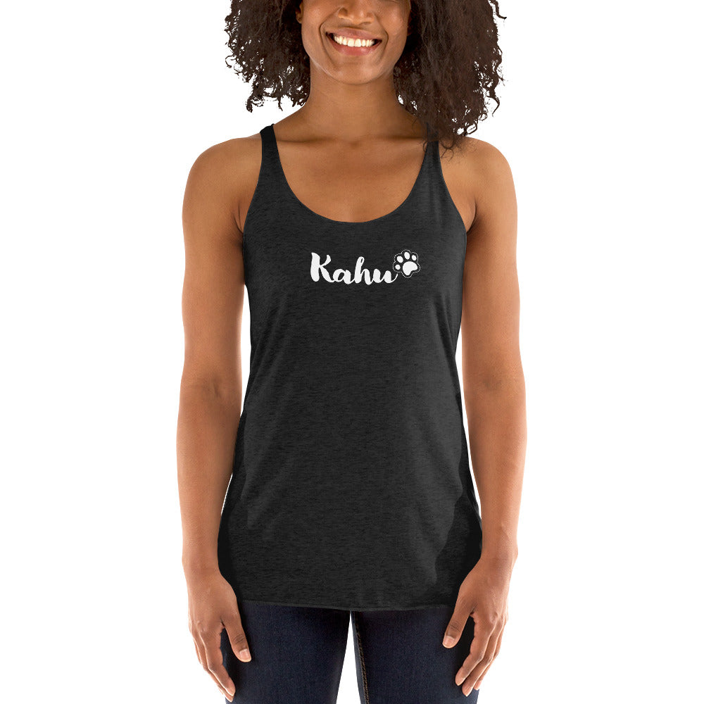 Kahu, Pet Guardian, Hawaii, Women's Racerback Tank