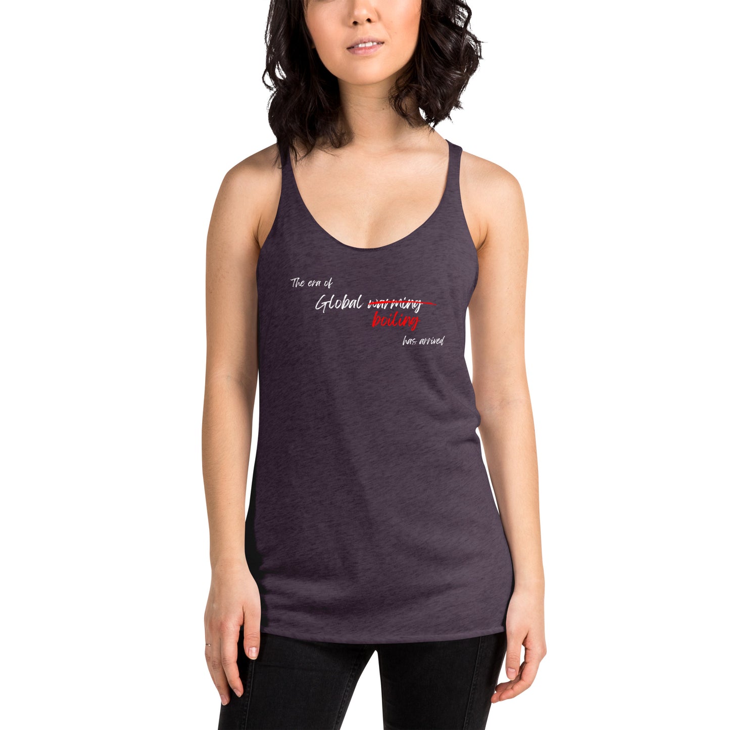 Global Warming, Global Boiling - Women's Racerback Tank