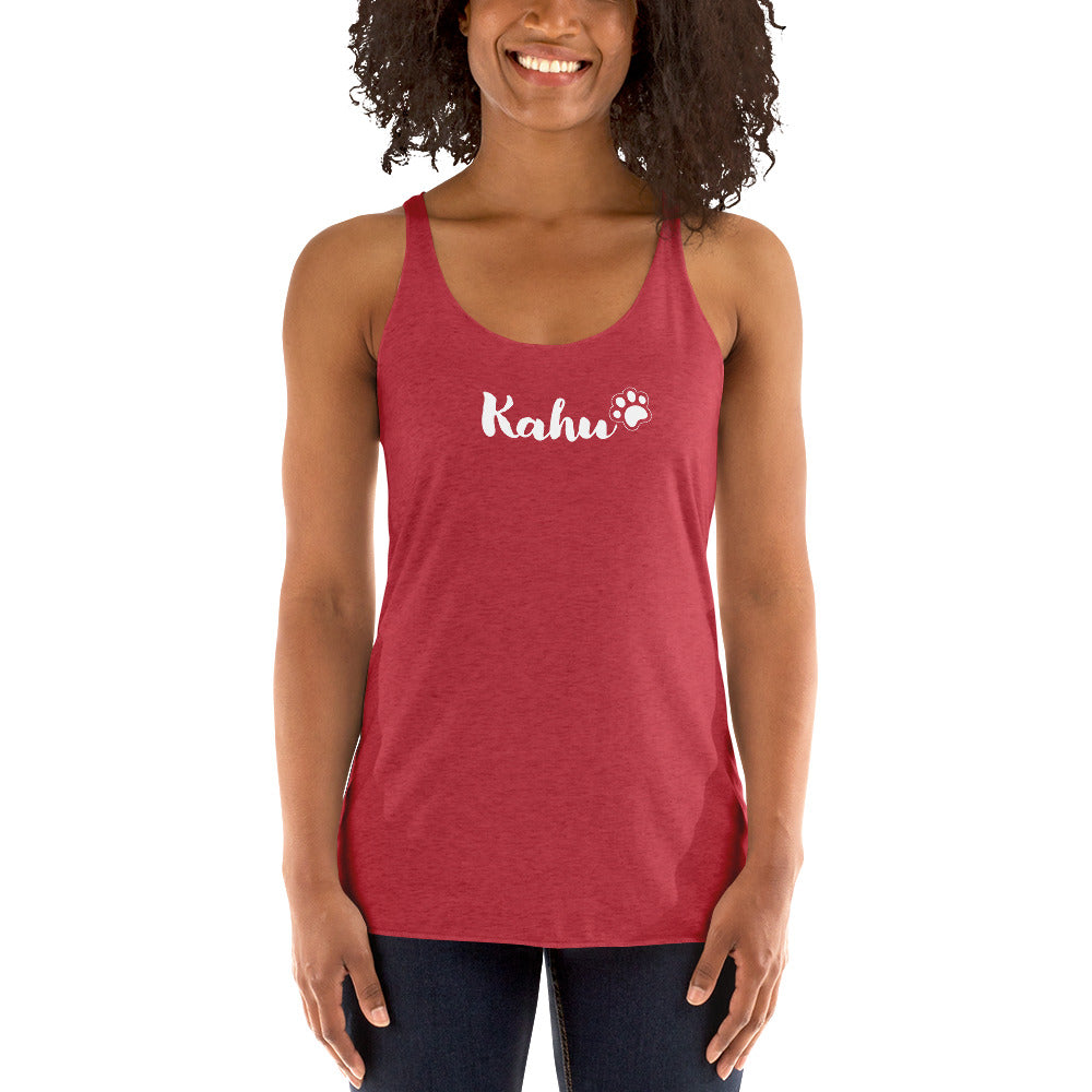 Kahu, Pet Guardian, Hawaii, Women's Racerback Tank