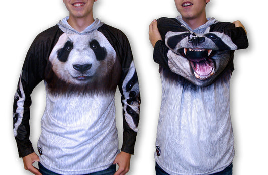 Unique Chomp Panda Hoodie