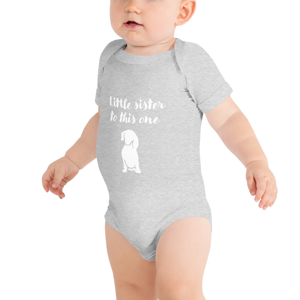 Little sister to this one - Baby short sleeve one piece