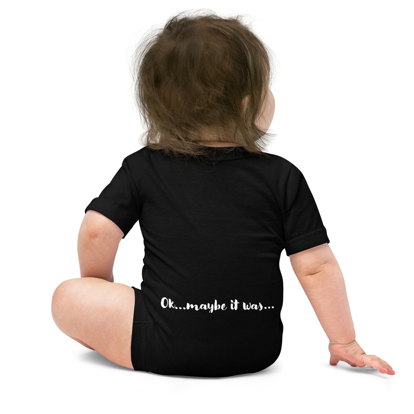 It wasn't me, ok maybe it was - Baby short sleeve one piece