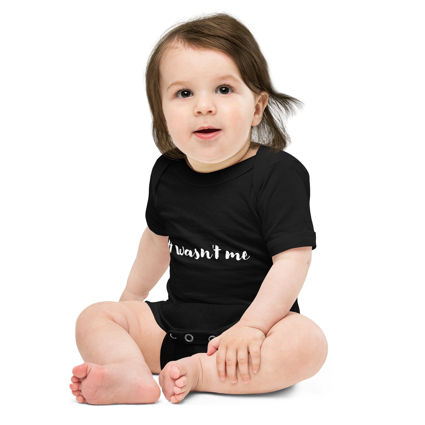 It wasn't me, ok maybe it was - Baby short sleeve one piece