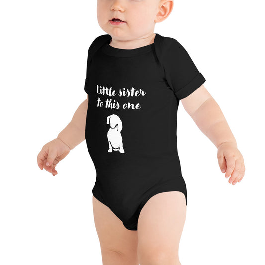 Little sister to this one - Baby short sleeve one piece