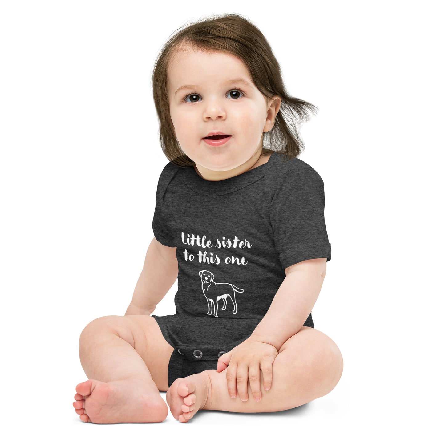 Little sister to this one - Baby short sleeve one piece