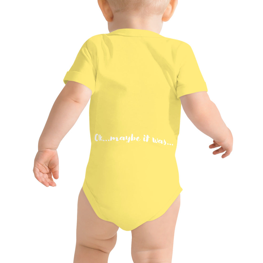 It wasn't me, ok maybe it was - Baby short sleeve one piece