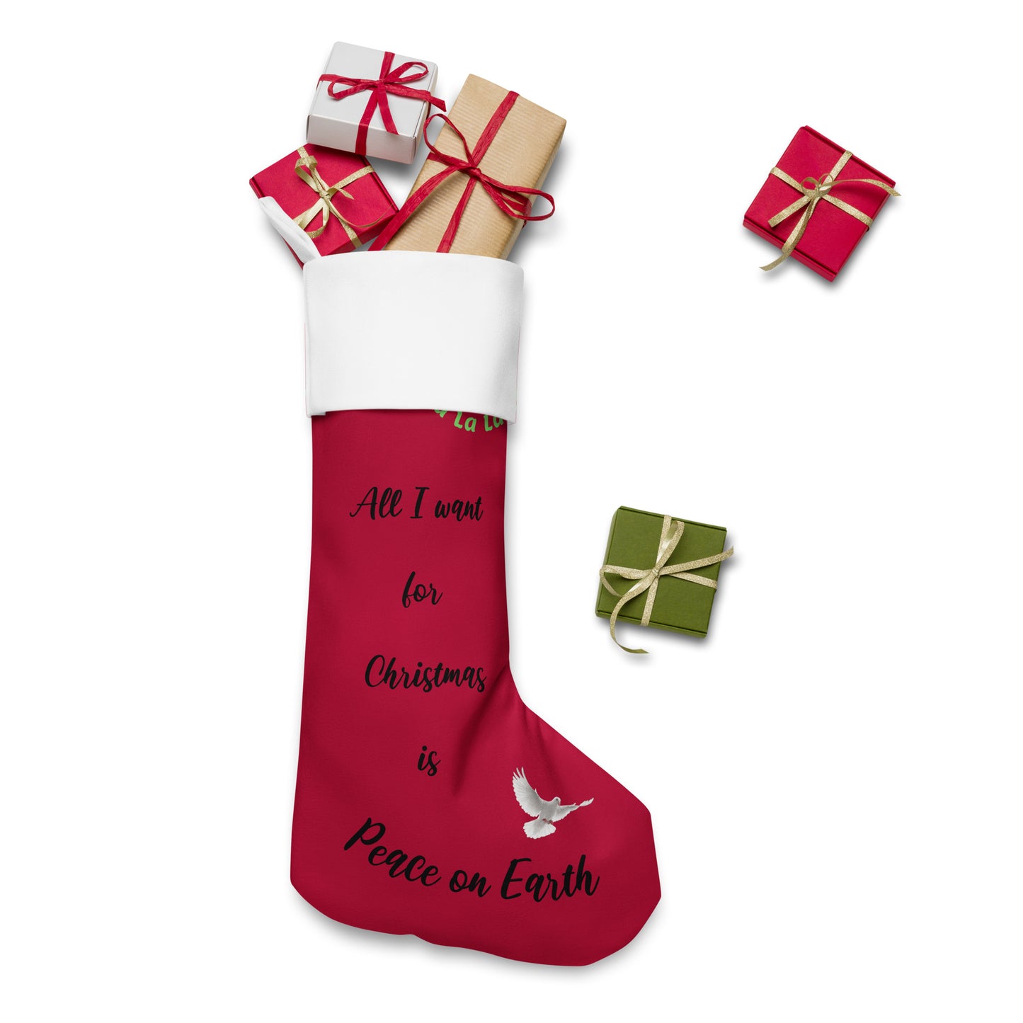 Christmas stocking - World Peace