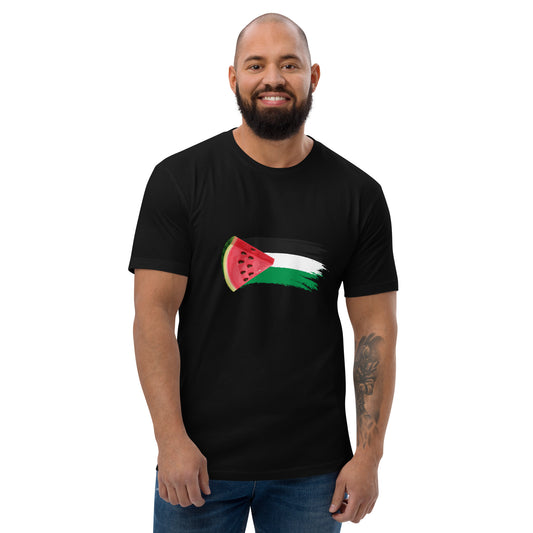 Freedom and Peace for Palestine - Short Sleeve Muscle T-shirt