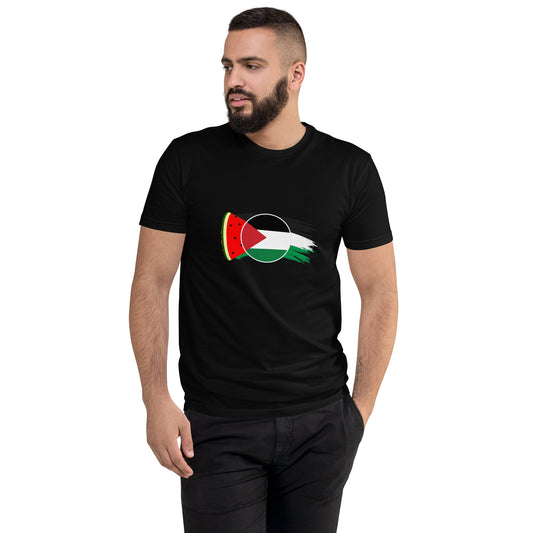 Freedom and Peace for Palestine - Short Sleeve Muscle T-shirt