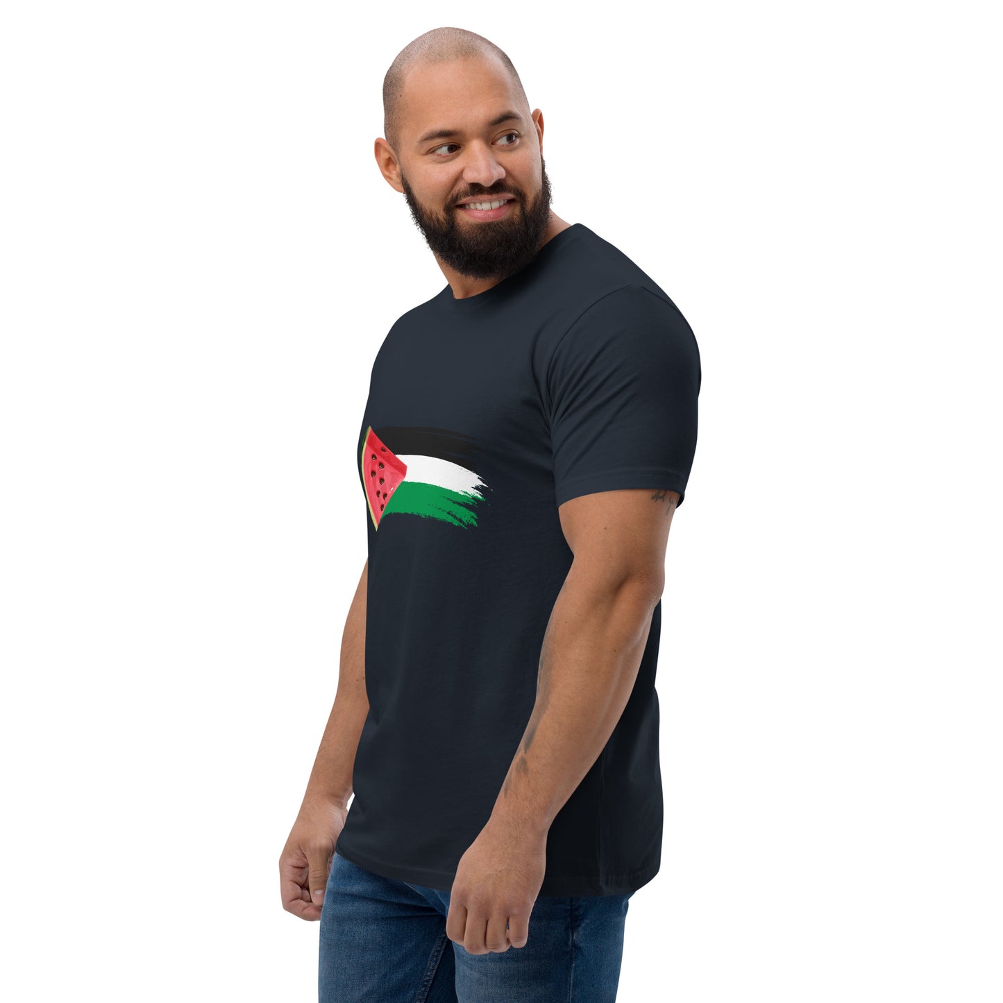 Freedom and Peace for Palestine - Short Sleeve Muscle T-shirt