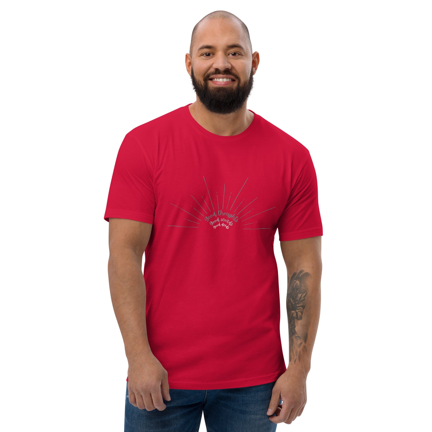 Good thought, Good words, Good deeds - Zoroastrian - Short Sleeve Muscle T-shirt