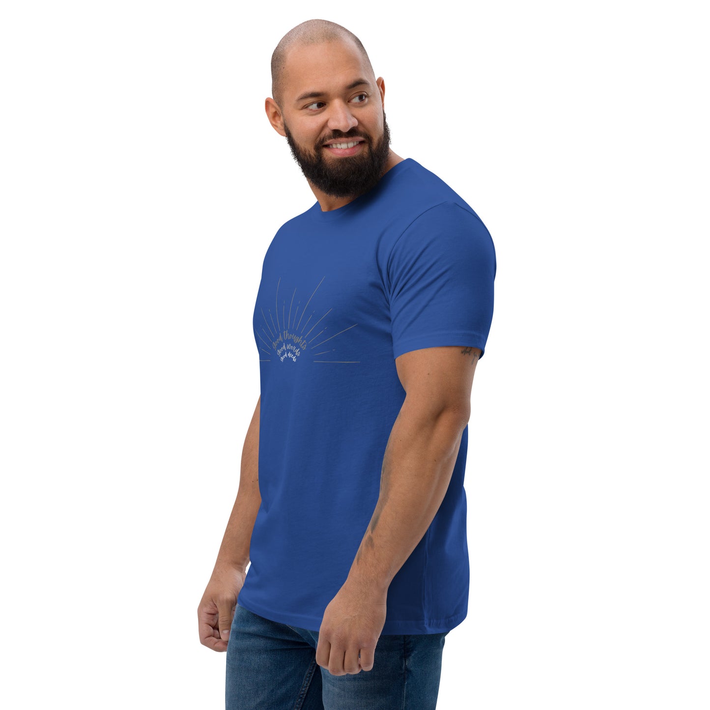 Good thought, Good words, Good deeds - Zoroastrian - Short Sleeve Muscle T-shirt