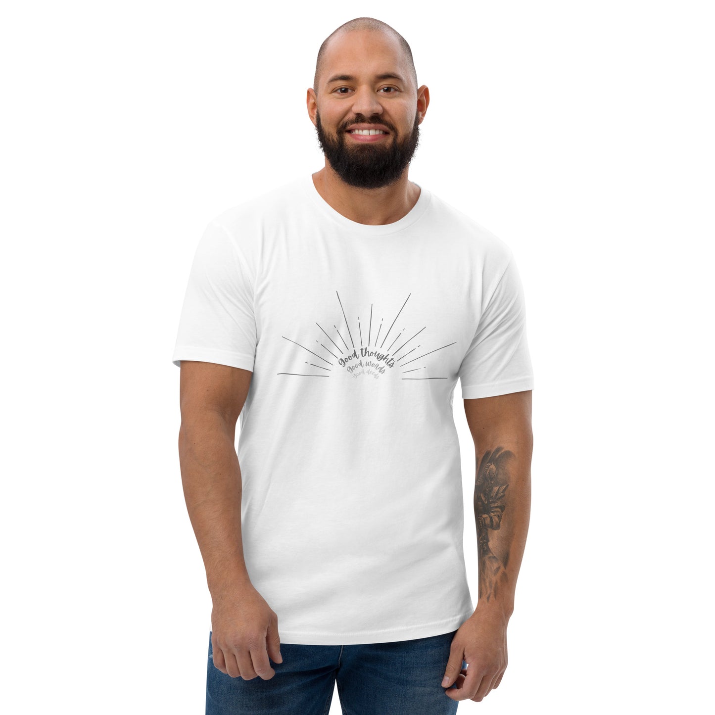 Good thought, Good words, Good deeds - Zoroastrian - Short Sleeve Muscle T-shirt