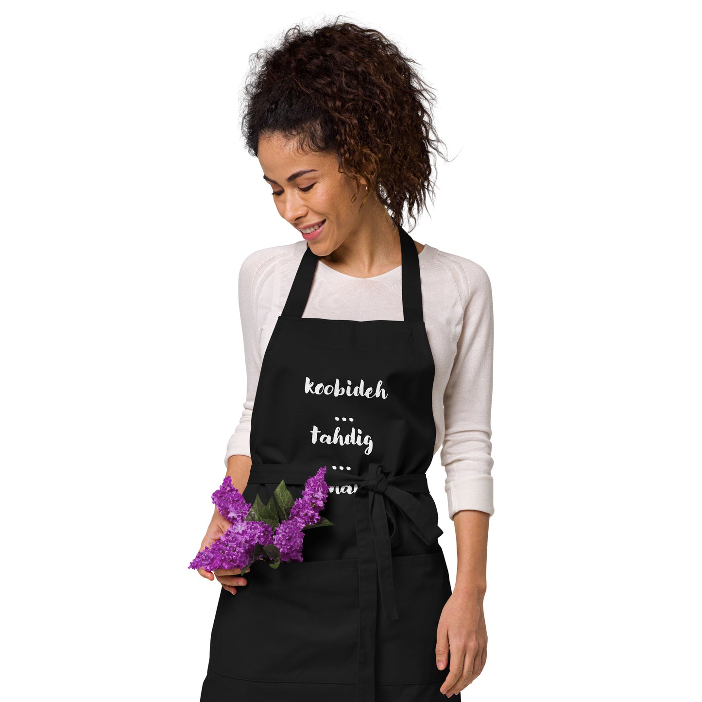 koobideh, tahdig, chai - Organic cotton apron