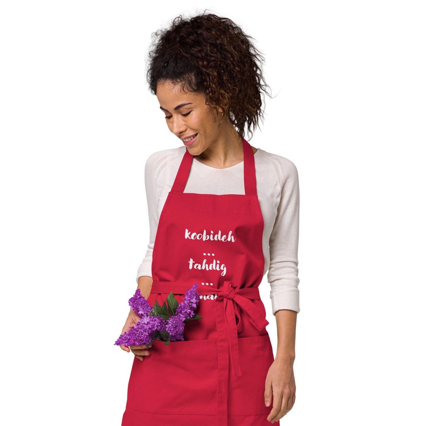 koobideh, tahdig, chai - Organic cotton apron