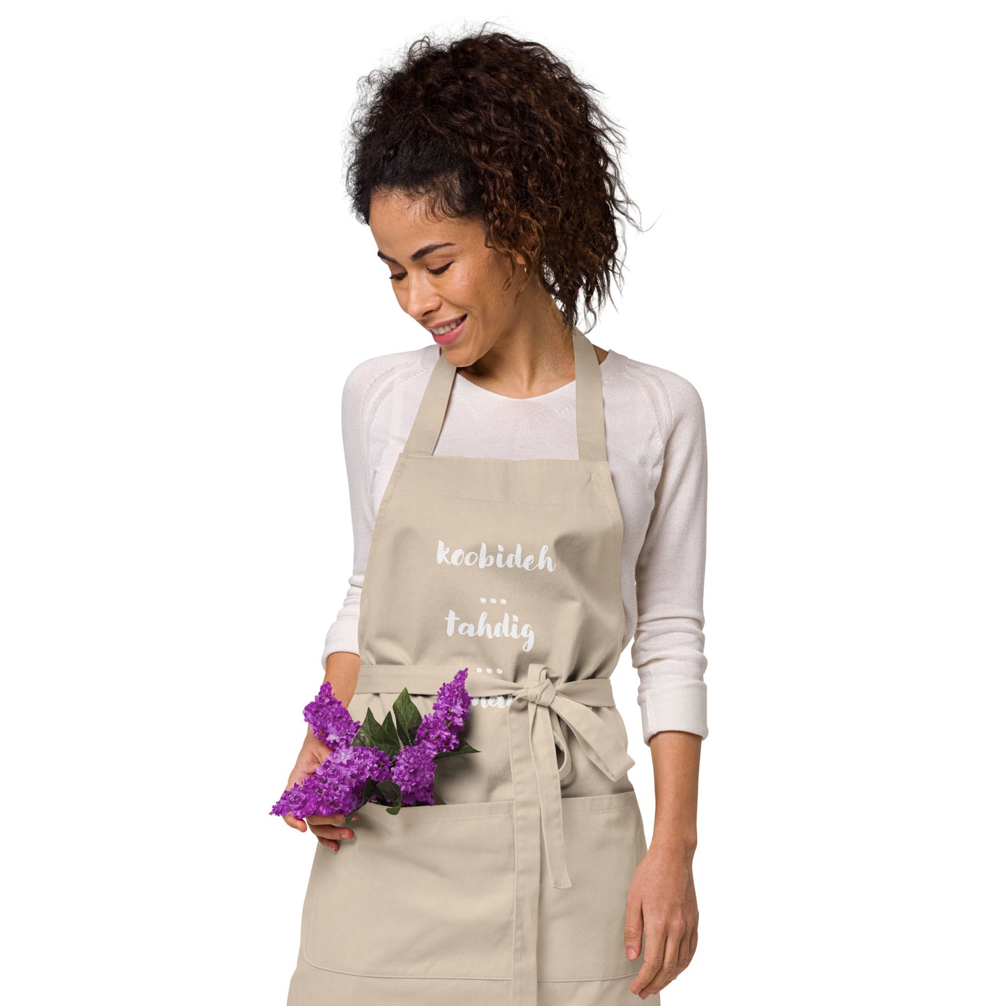 koobideh, tahdig, chai - Organic cotton apron