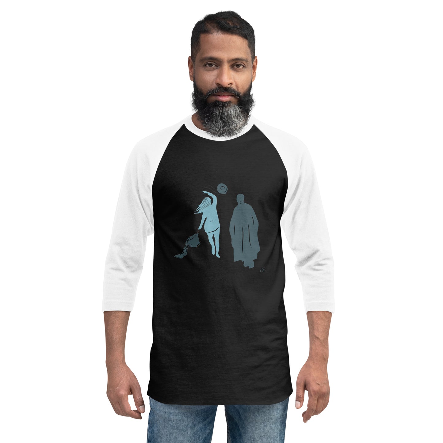 Woman Life Freedom, Zan Zendegi Azadi - 3/4 sleeve raglan shirt
