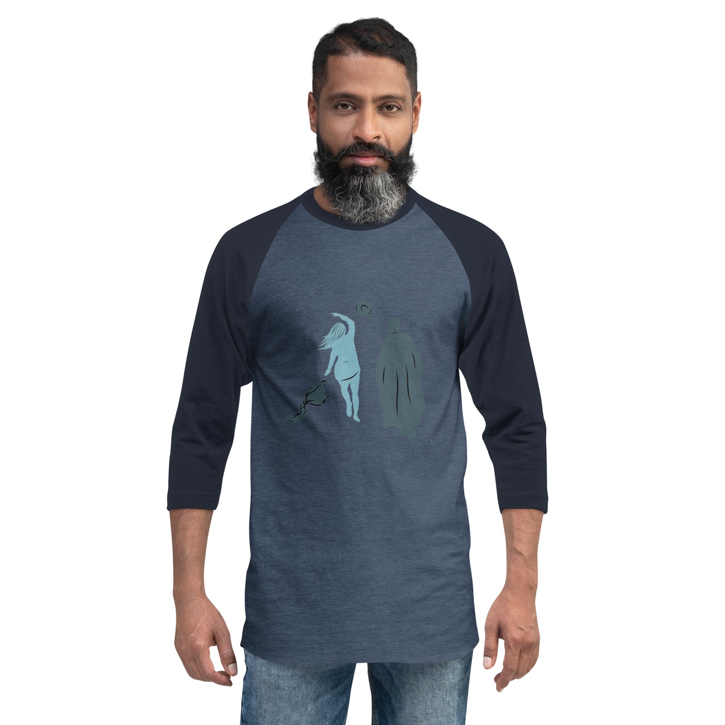 Woman Life Freedom, Zan Zendegi Azadi - 3/4 sleeve raglan shirt