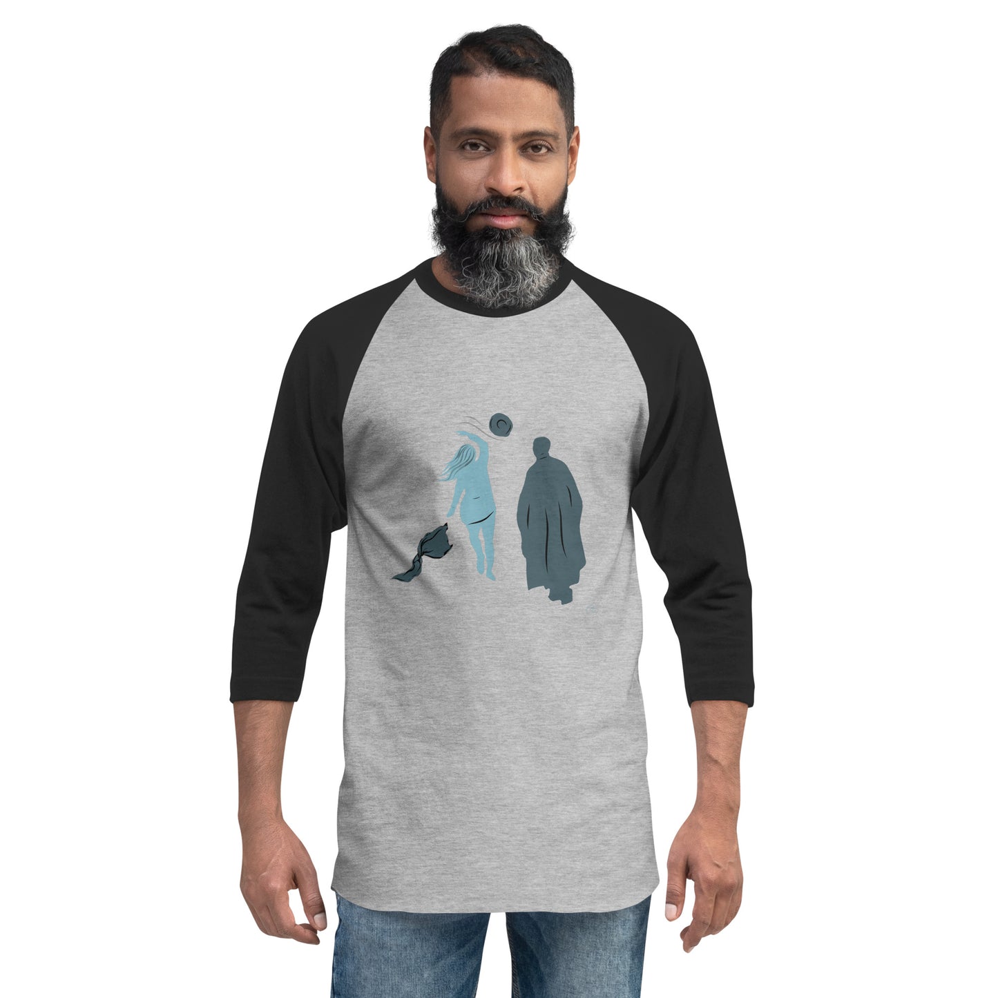 Woman Life Freedom, Zan Zendegi Azadi - 3/4 sleeve raglan shirt