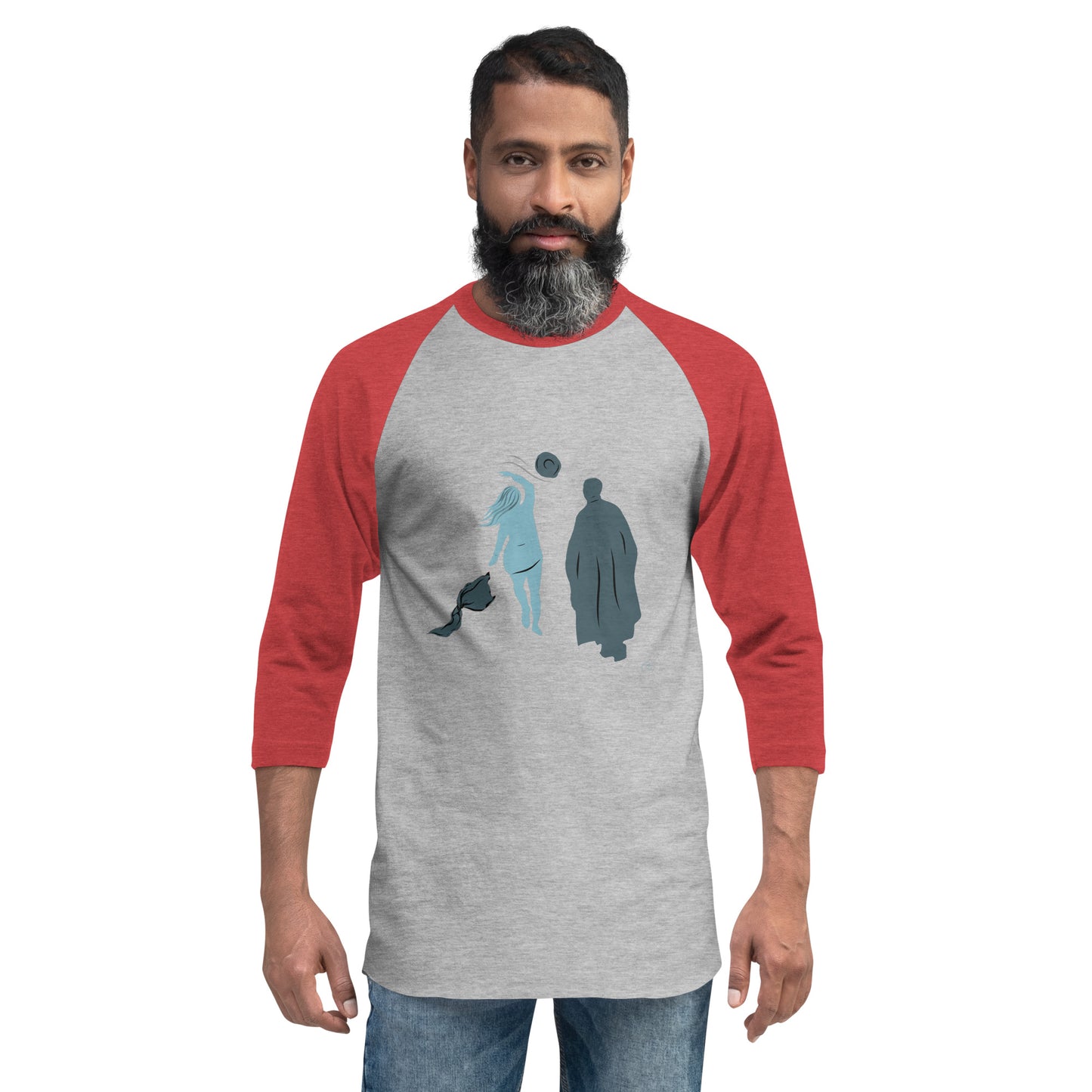 Woman Life Freedom, Zan Zendegi Azadi - 3/4 sleeve raglan shirt