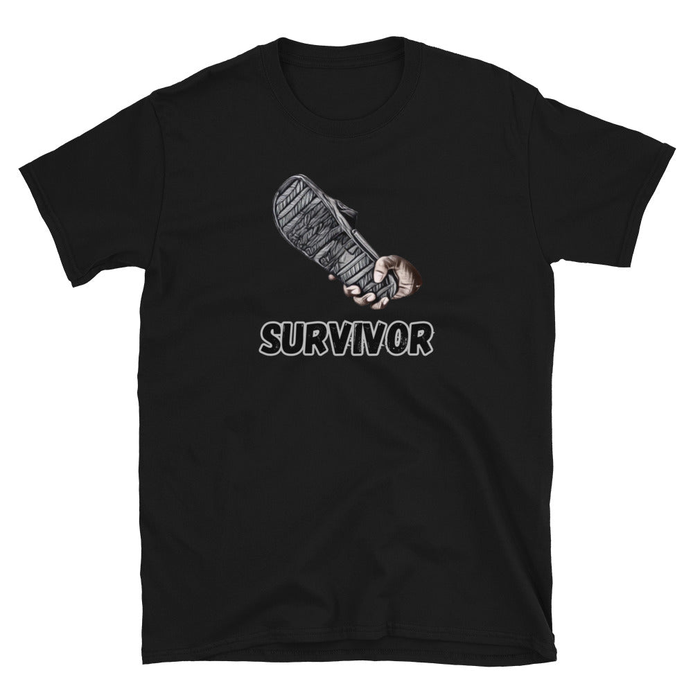 Slipper, Sandal beats Survivor - Short-Sleeve Unisex T-Shirt