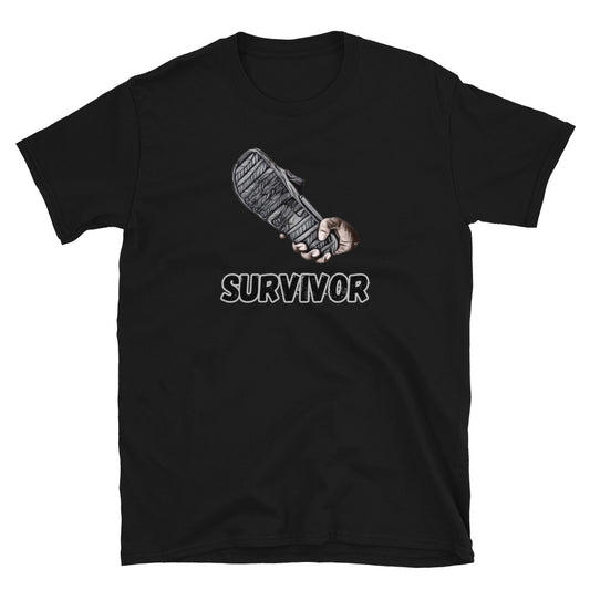 Slipper, Sandal beats Survivor - Short-Sleeve Unisex T-Shirt