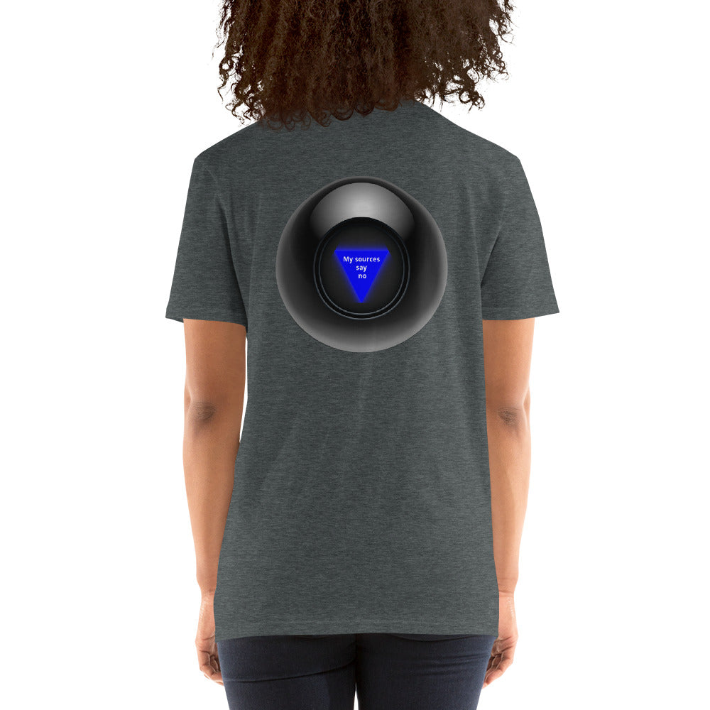 Halloween Costume - Magic 8 ball - Short-Sleeve Unisex T-Shirt