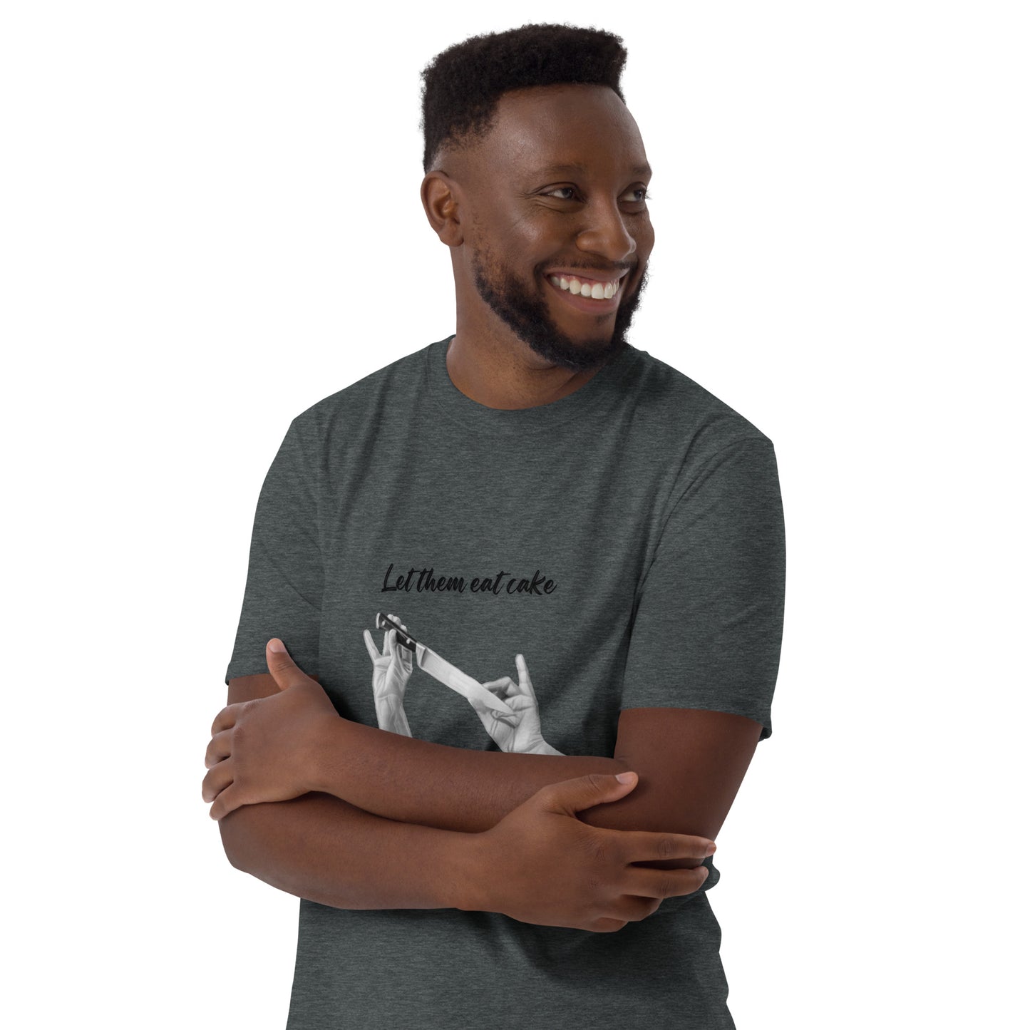 Let them eat cake, Persian Wedding, Knife dance, groom - Short-Sleeve Unisex T-Shirt