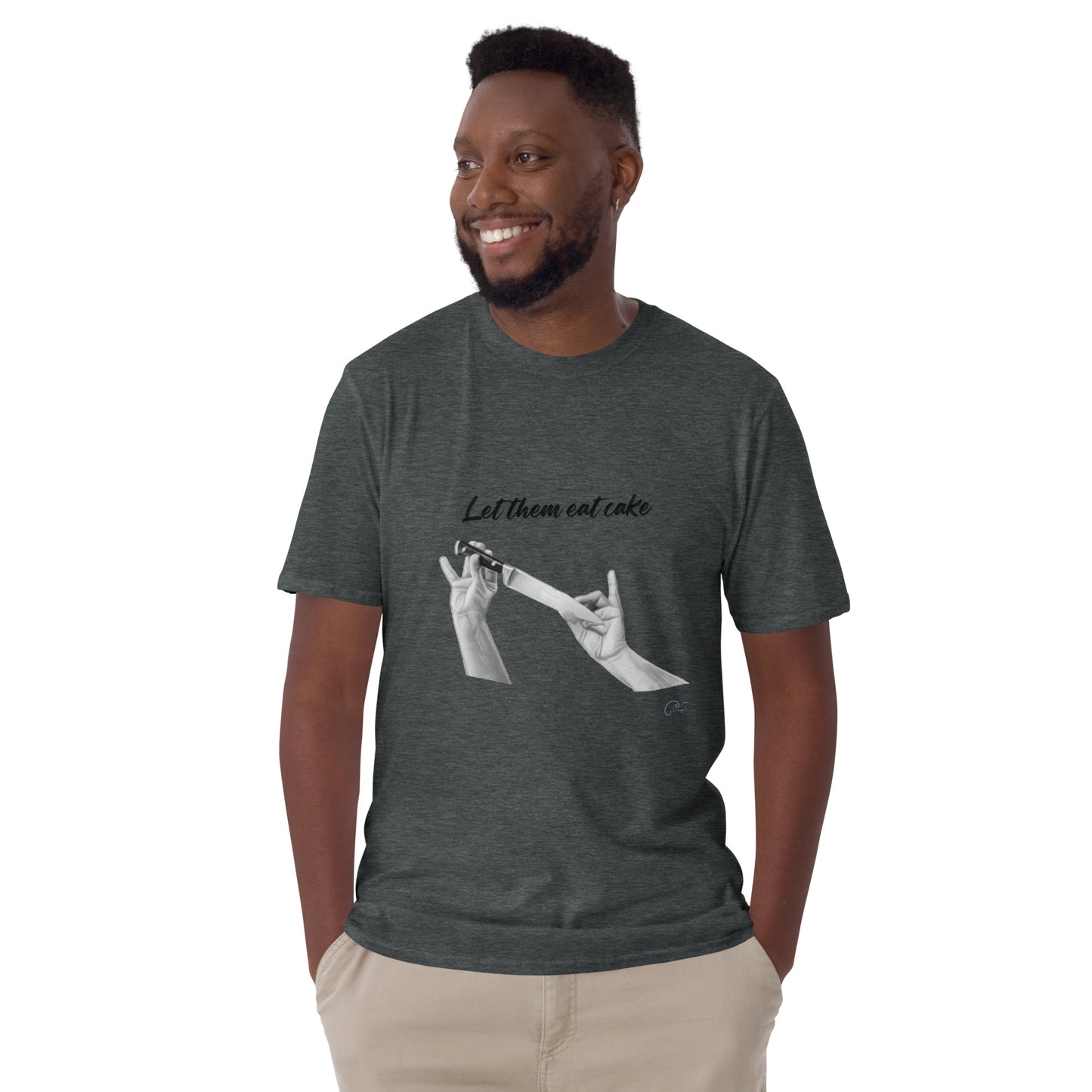 Let them eat cake, Persian Wedding, Knife dance, groom - Short-Sleeve Unisex T-Shirt