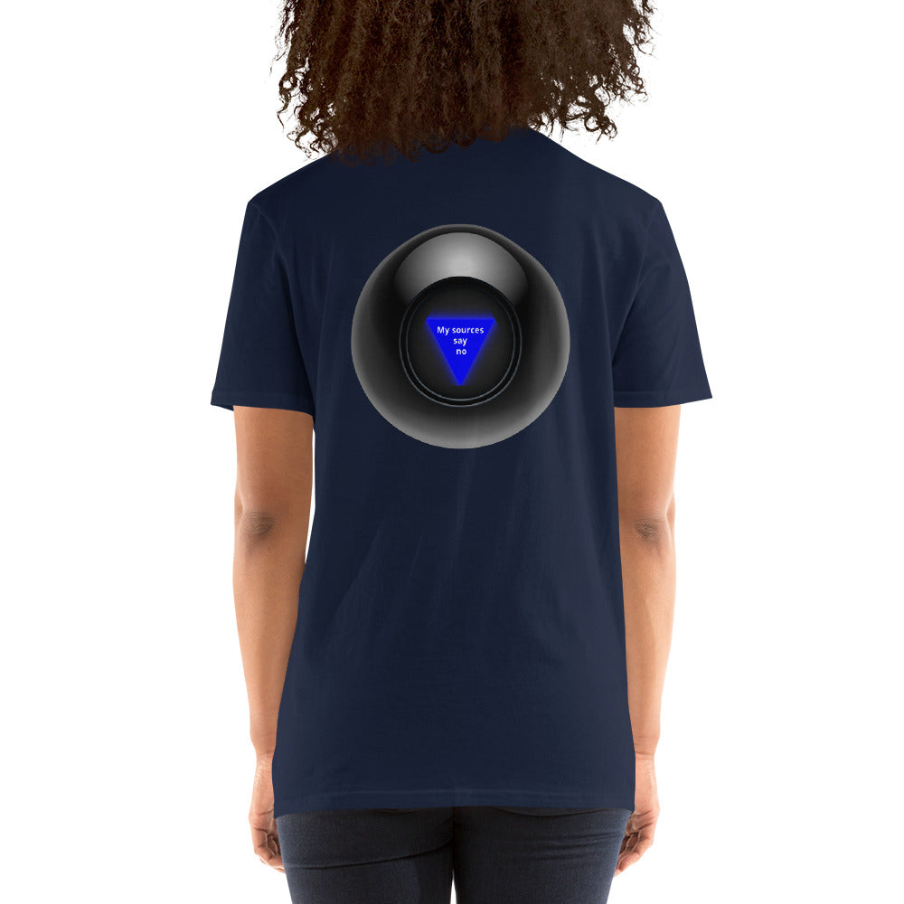 Halloween Costume - Magic 8 ball - Short-Sleeve Unisex T-Shirt