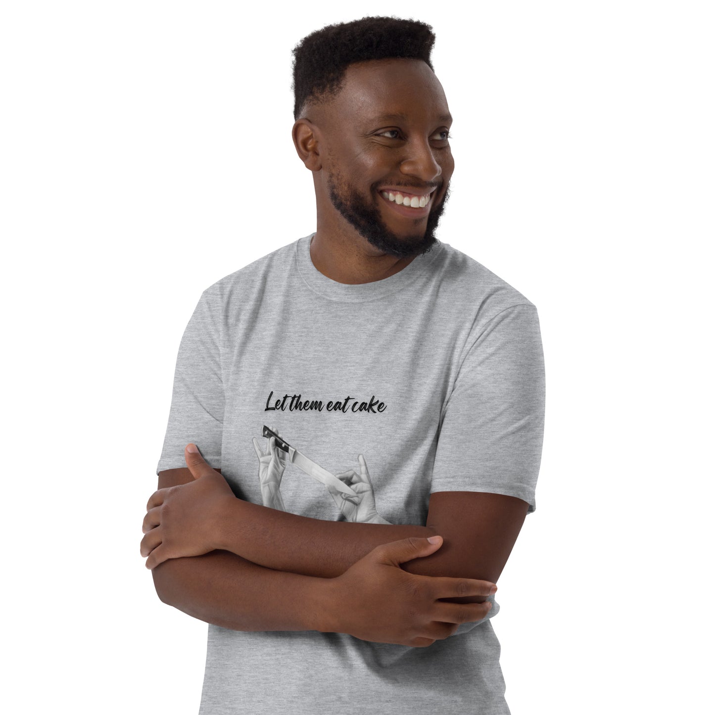 Let them eat cake, Persian Wedding, Knife dance, groom - Short-Sleeve Unisex T-Shirt