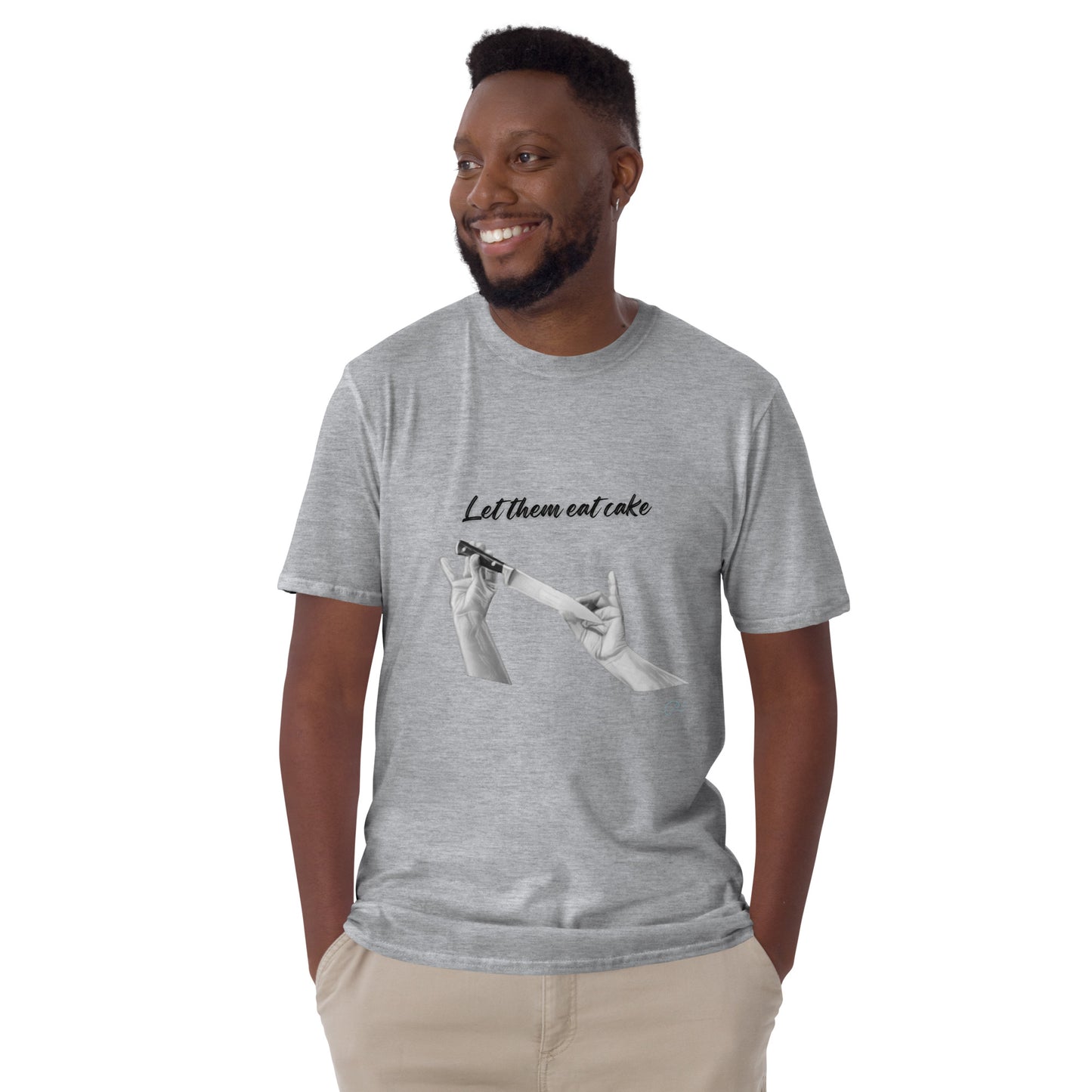 Let them eat cake, Persian Wedding, Knife dance, groom - Short-Sleeve Unisex T-Shirt