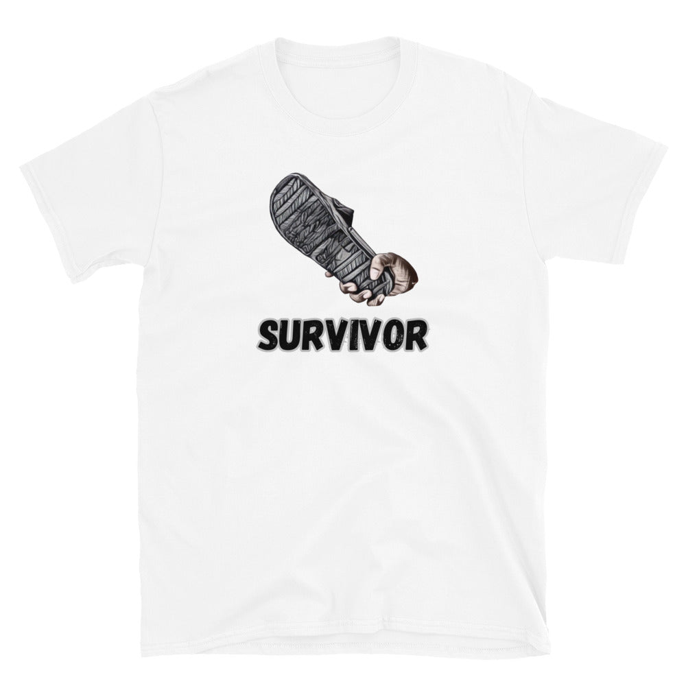 Slipper, Sandal beats Survivor - Short-Sleeve Unisex T-Shirt