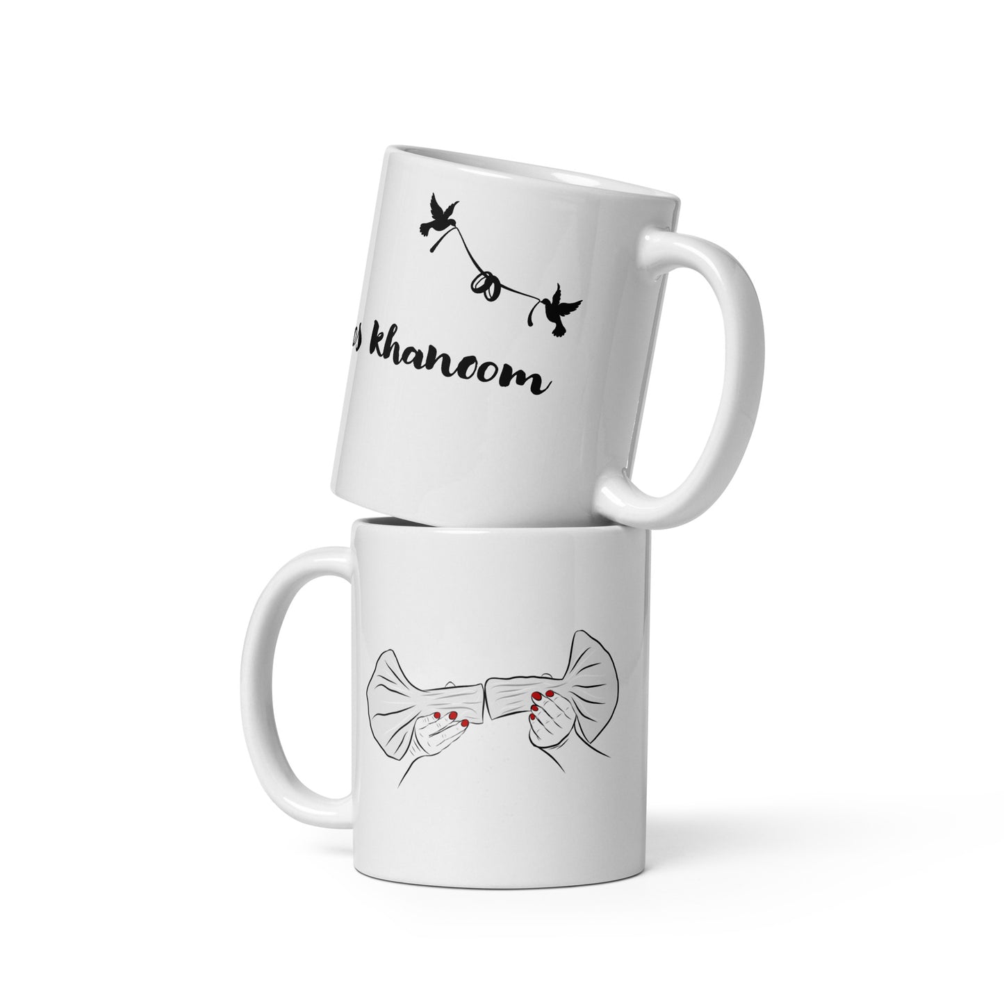 Aroos khanoom - White glossy mug
