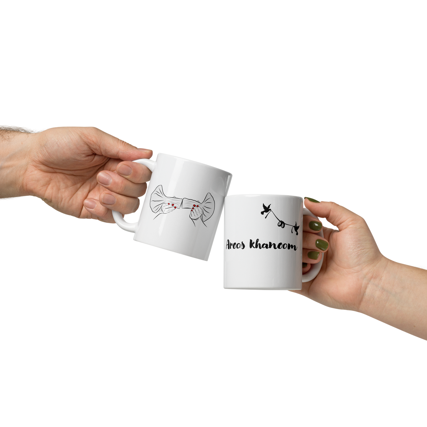 Aroos khanoom - White glossy mug