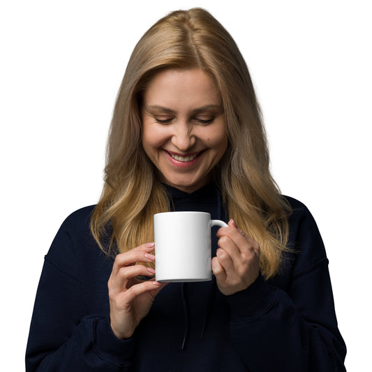 Vet Med, Because my owl never arrived - White glossy mug