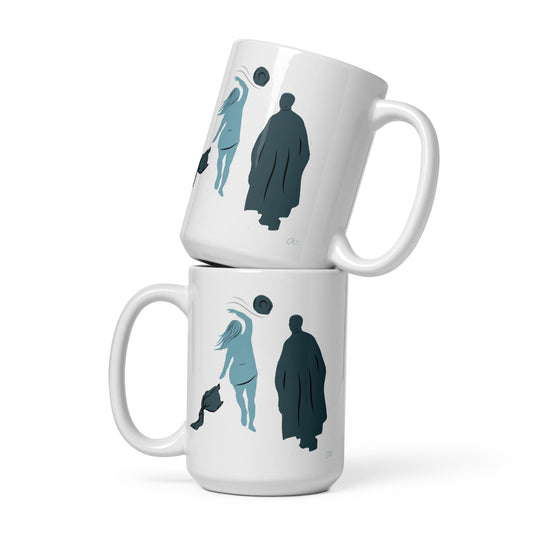 Woman Life Freedom, Zan Zendegi Azadi - White glossy mug